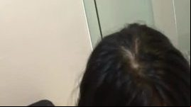 Asian masseuse grinding in bathtub