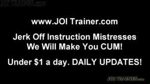 Let me give your big hard cock a sloppy handjob JOI